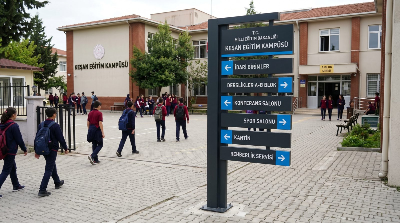 Keşan yönlendirme tabelası Nova Reklam tabela sistemleri
