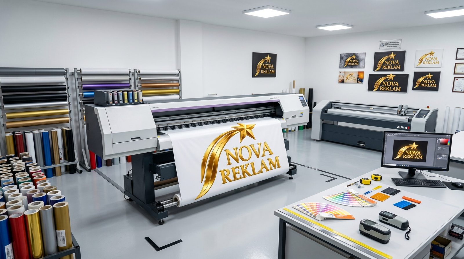Keşan dijital baskı — Nova Reklam profesyonel büyük format dijital baskı atölyesi